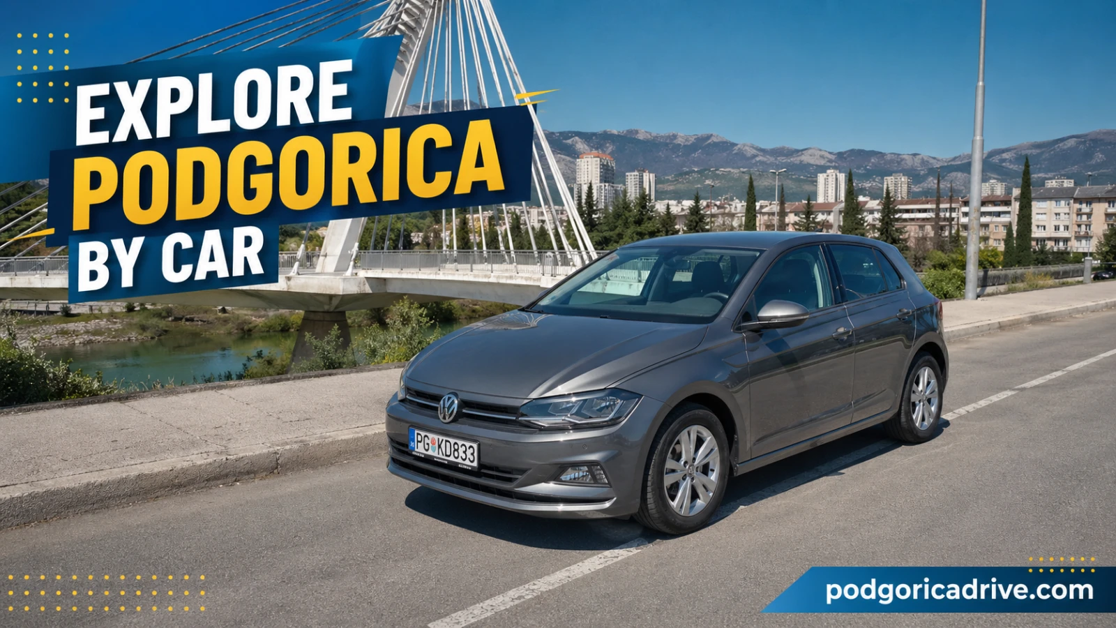 Affordable car rental near Podgorica airport Montenegro